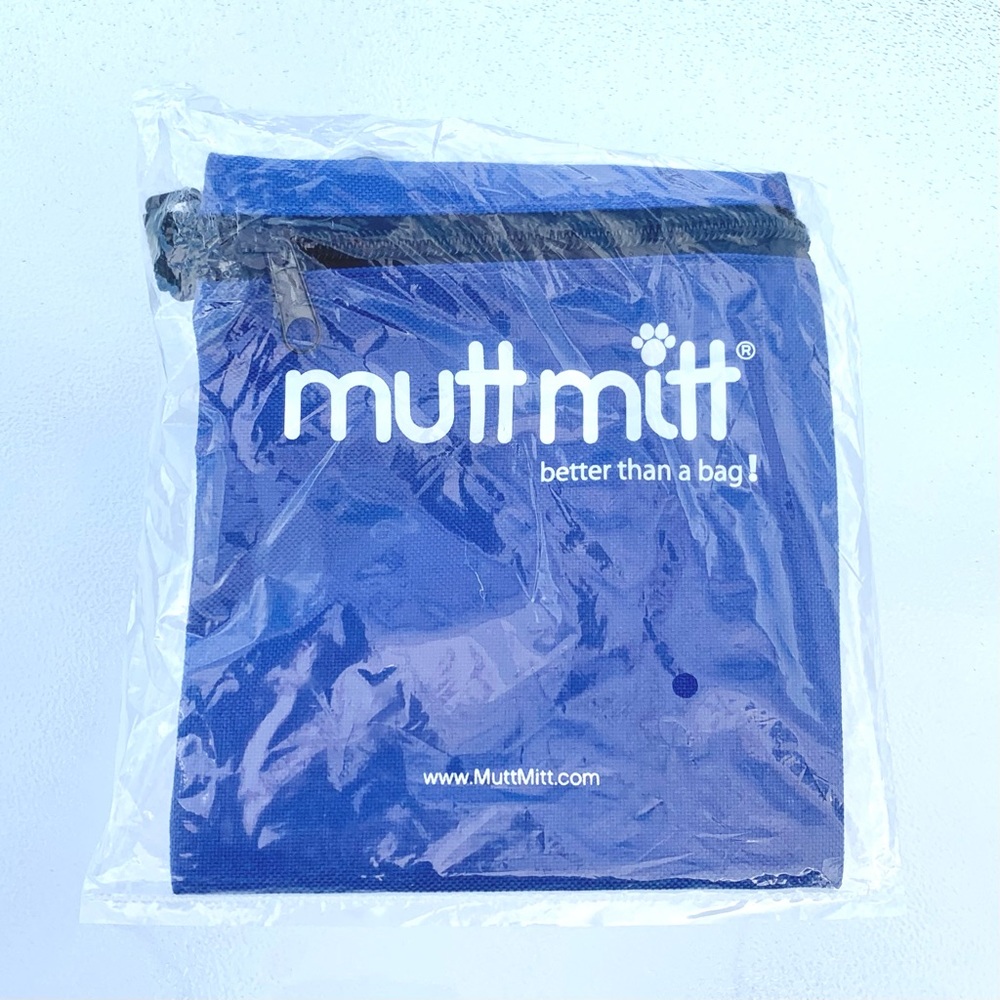 Blue Nylon Mutt Mitt® Zippered Carrier Pouch